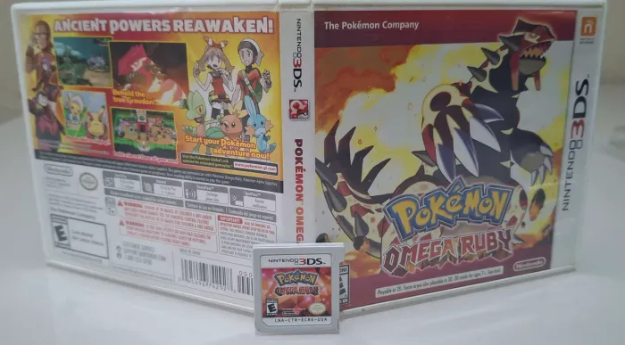 Pokemon Ômega Ruby Nintendo 3DS + Caixa + manual exelente estado