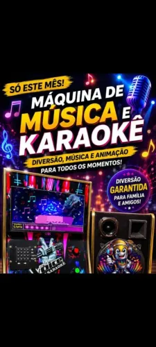 Máquinas de videoke e som