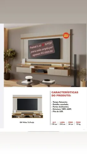 Painel para 75polegadas