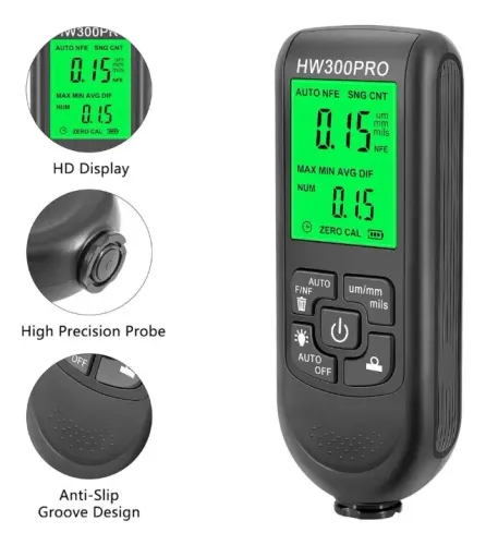 Medidor De Camada De Tinta Pintura Automotiva Hw300 Pro