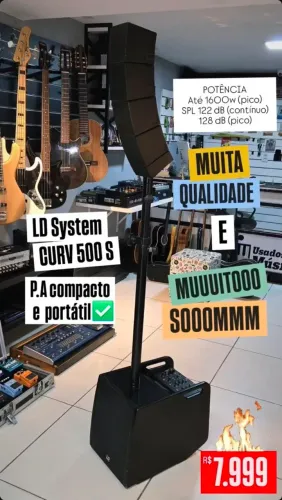 Torre sistema de som Curv 500S