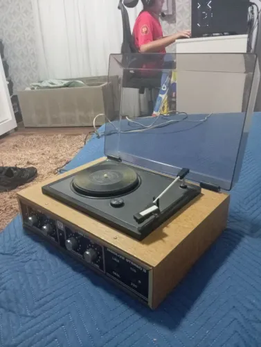 Toca-Discos Vintage Walfair Modlize Stereo 20 - Perfeito Estado