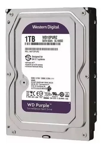 HD Western Digital Purple de 1 TB Interno SATA III
