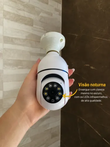Câmera de Segurança Wi-Fi 360°