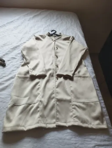 Jaleco G feminino cor creme