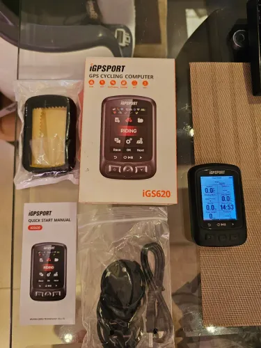 Ciclocomputador GPS iGS 620 IGPSport - navegação por mapas, tela colorida, treinos 