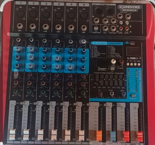 Mesa de som Soundvoice MS602EUX