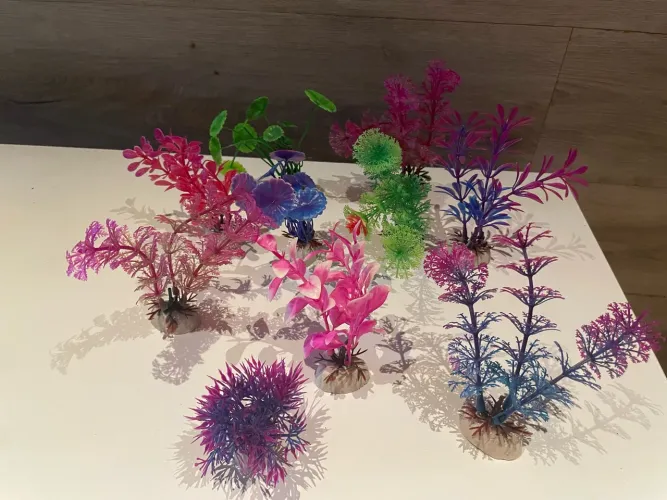 Plantas artificiais para decoração