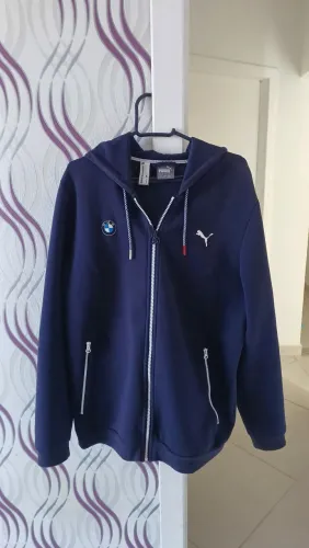 Oferta! Jaqueta com Capuz Puma BMW Motorsports - Importado