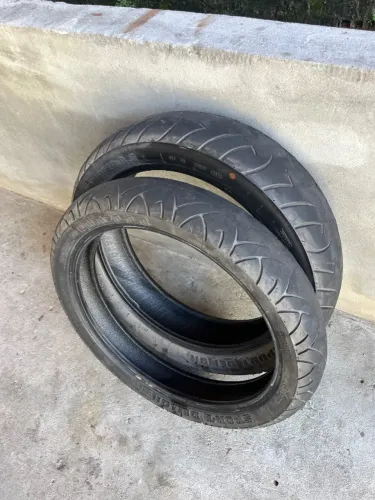 Par de Pneu Dianteiro + Traseiro