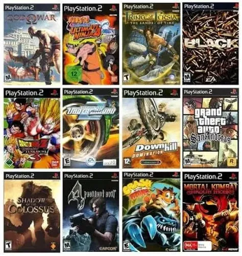 Jogos Playstation 2 - Qualquer jogo