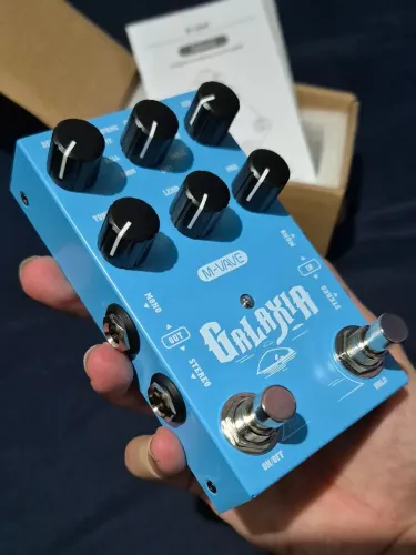 Pedal M-vave Galaxia 9 reverb Estéreo