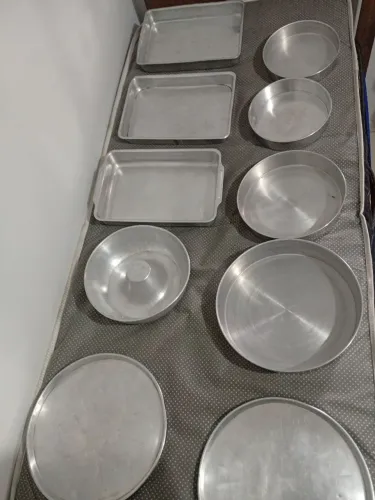 Assadeiras para pizza e bolo