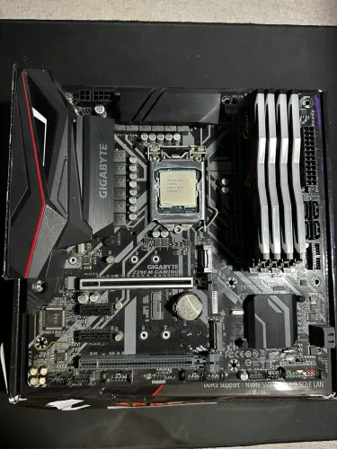 Vendo kit placa mãe, processador e ram ddr4