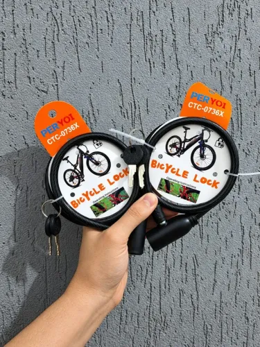 Cadeado para bicicleta antifurto com chave