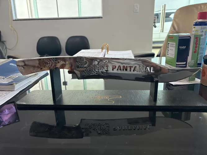 Vendo faca artesanal para churrasco