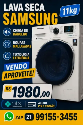 Maquina Samsung 11kg espetacular