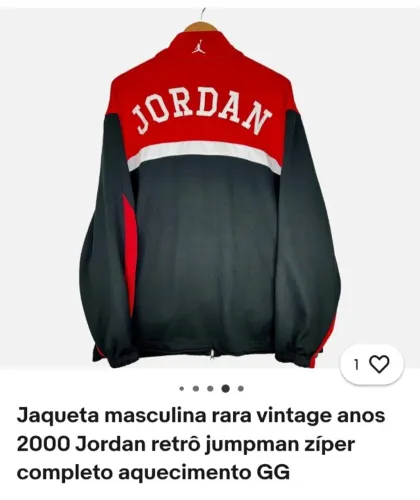 Jaqueta + calça Jordan rara vintage anos 2000