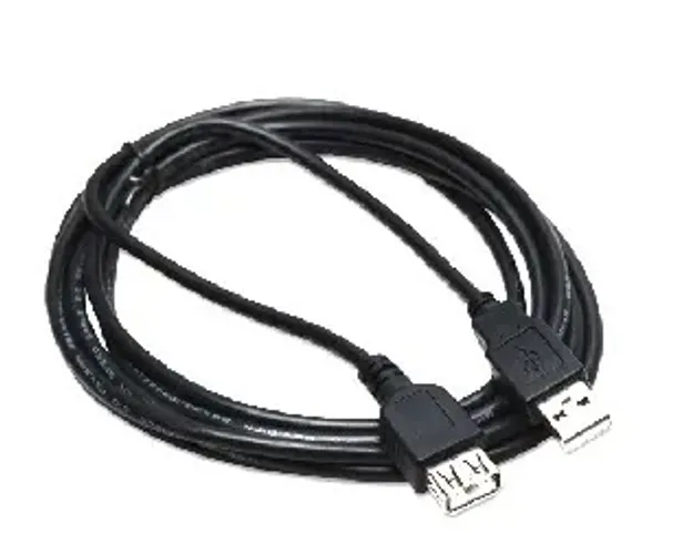 Cabo Extensor USB 2.0 AM-AF 2,5m Preto Comatac