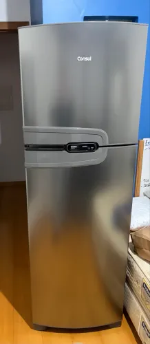 Geladeira Consul 2 Portas Frost Free Classe A Evox 220 Volts, Inox