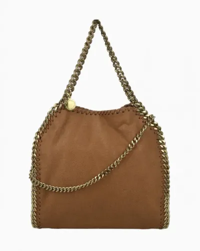 Bolsa Stella McCartney Falabella Mini Caramelo +- 5 vezes 