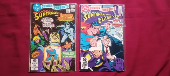HQ Comics presents superman. #43, 79 ano 1981 publicação americana. DC 