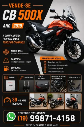 Vendo ou troco por moto de menor valor do meu interesse