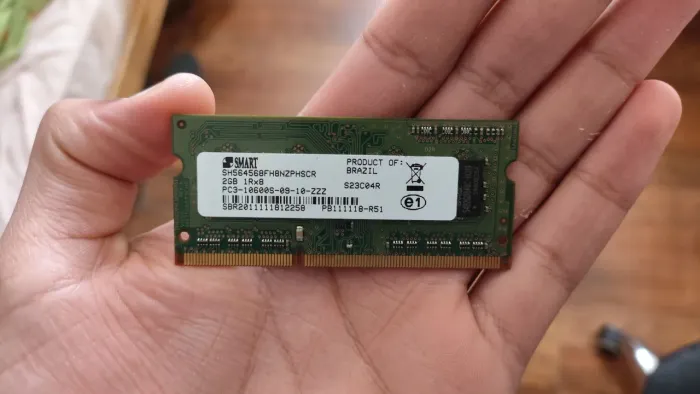Memória ram 2gb DDR3 1333mhz