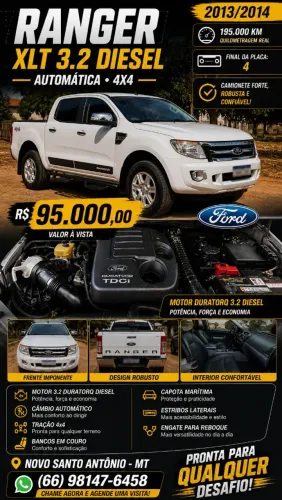 Ford Ranger XLT 3.2 20V 4X4 CD Diesel Aut. 2014