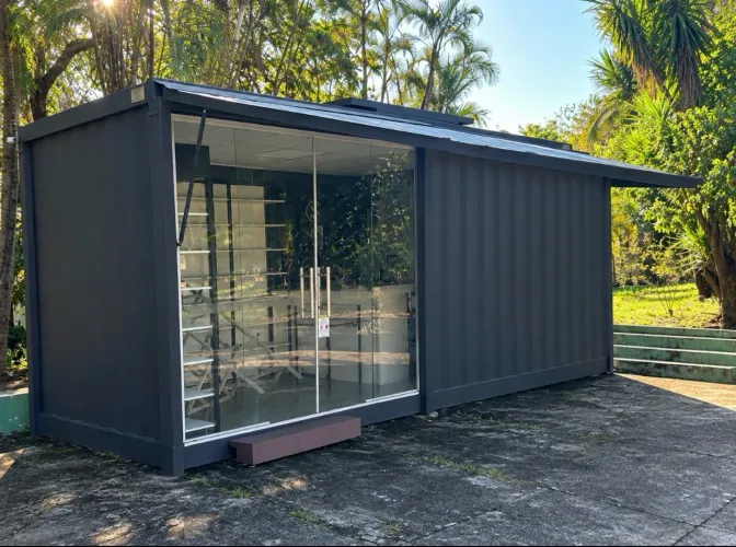 VENDO CONTÊINER LOJA COMPLETO - EX-CACAU SHOW | PRONTO PARA USO