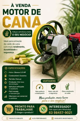 Máquina de moer Cana