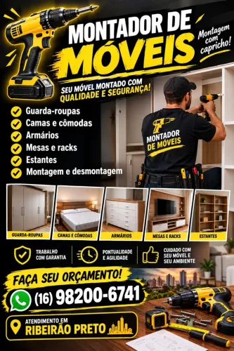 Montagem e desmontagem de móveis