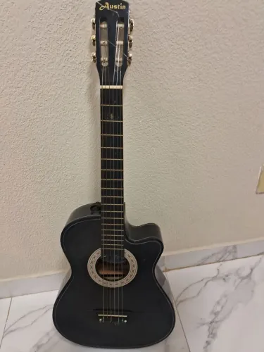 Violão austin preto nylon