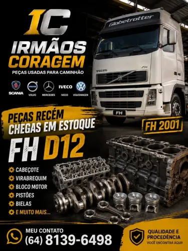 SUCATA FH 2001 D12 PARA RETIRADA DE PEÇAS