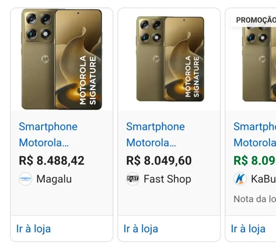 Motorola Signature 5G (512GB/24GB RAM) - NOVO/LACRADO + Nota Fiscal