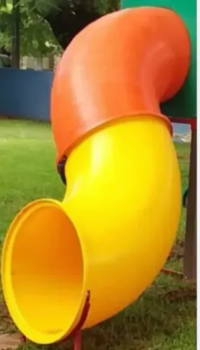 Escorregador 7 peças Brinquedo tubos curvo parquinho 7 pç
