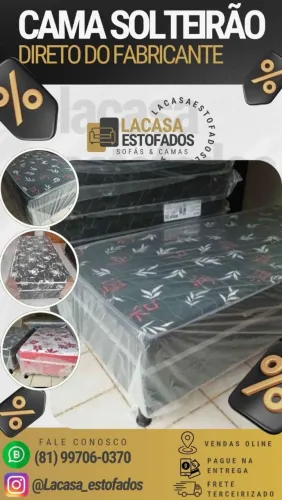 CAMA BOX - SOLTEIRÃO