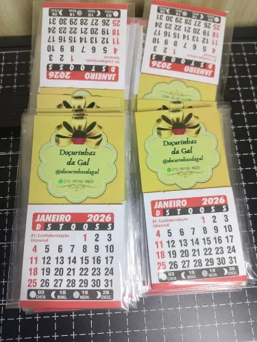 Calendários de Geladeira