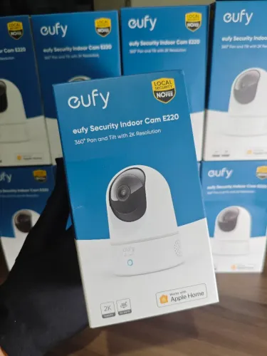Câmera Segurança Interna 360 2k Ip Eufy Anker Apple Homekit Google