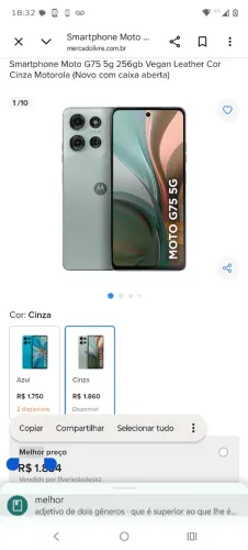 Motorola g75 256gb