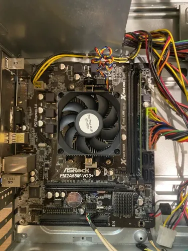Kit placa mãe Asrock FM2A55M-VG3