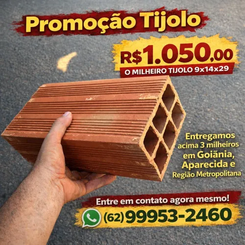 Tijolo em Promoção com Entrega