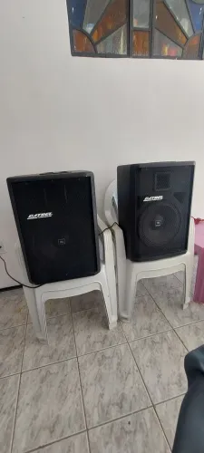 Par de caixas de som Ativa e Passiva Datrel jbl 12 polegas