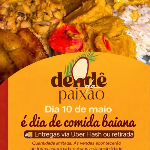 Comida baiana para o dia das mães 