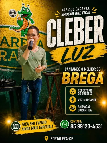 CLEBER LUZ. CANTANDO O MELHOR DO BREGA 