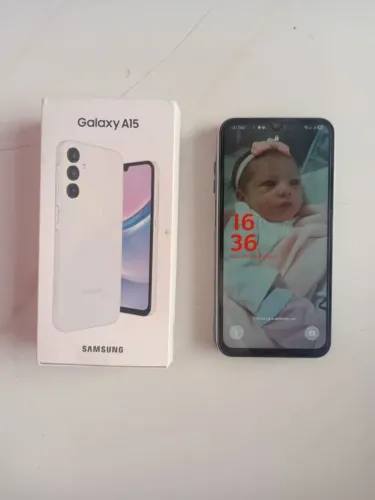 Celular A15 128Gb na caixa
