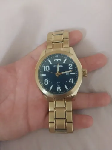 Desapego, relógio Technos dourado, usado com ótimas condições e ainda acompanha os dentes