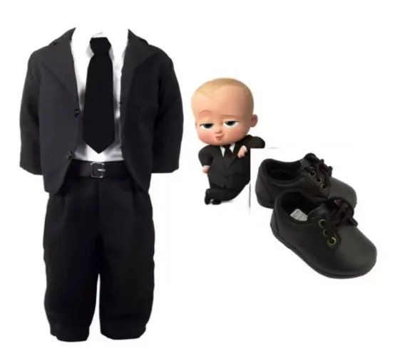 Fantasia completa do Poderoso Chefinho