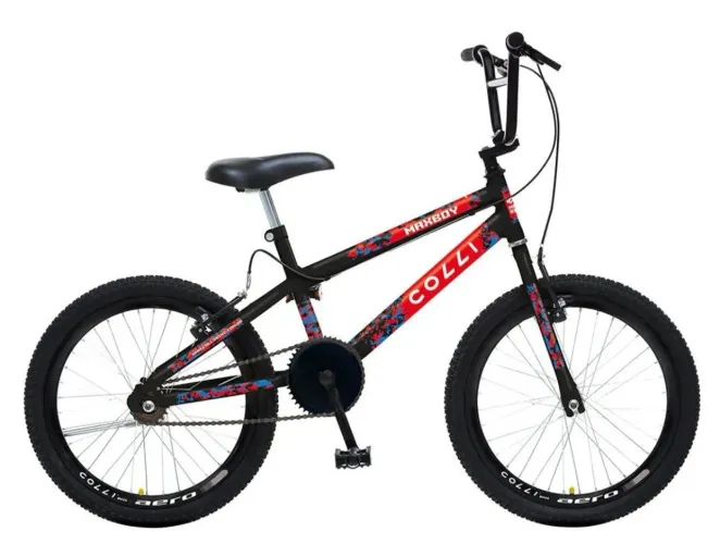 Bicicleta Colli Max Boy Cross Aro 20 Cor Preto Tamanho do quadro 12