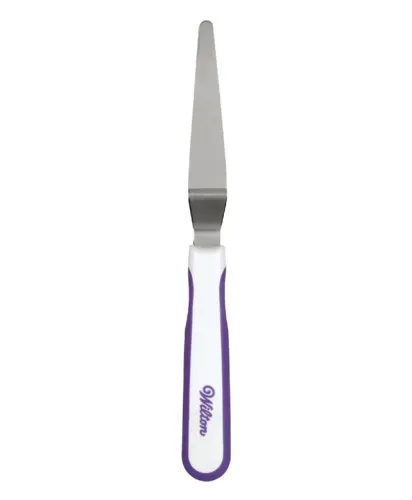 Espátula de Ponta Wilton Branca de 9" com Alça de Silicone